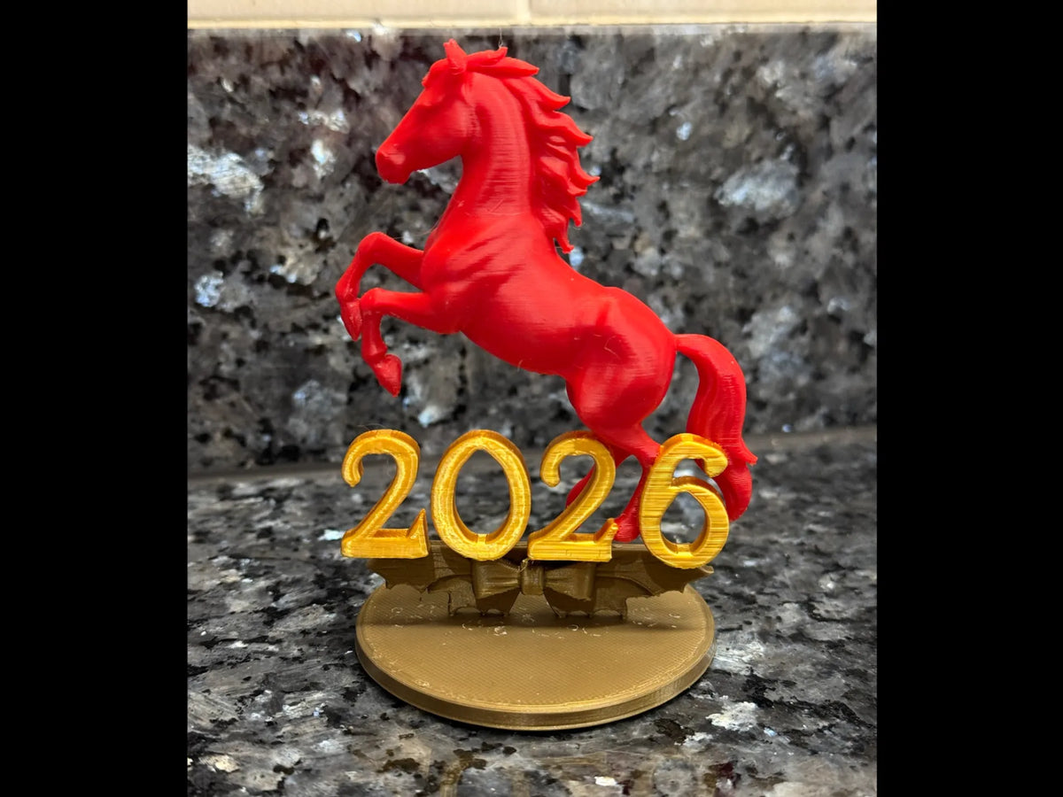 Cheval de Feu - Nouvel An Chinois - 2026 – modèle 2 - Fêtes Print
