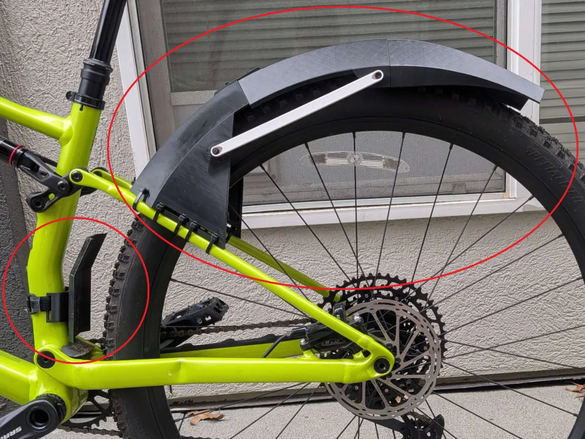 Garde-boue arrière de VTT - Vélo Print
