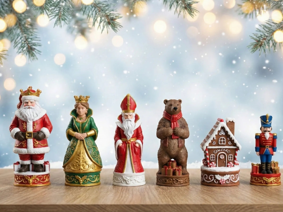 Jeu d'échecs de Noël - Jeux Print