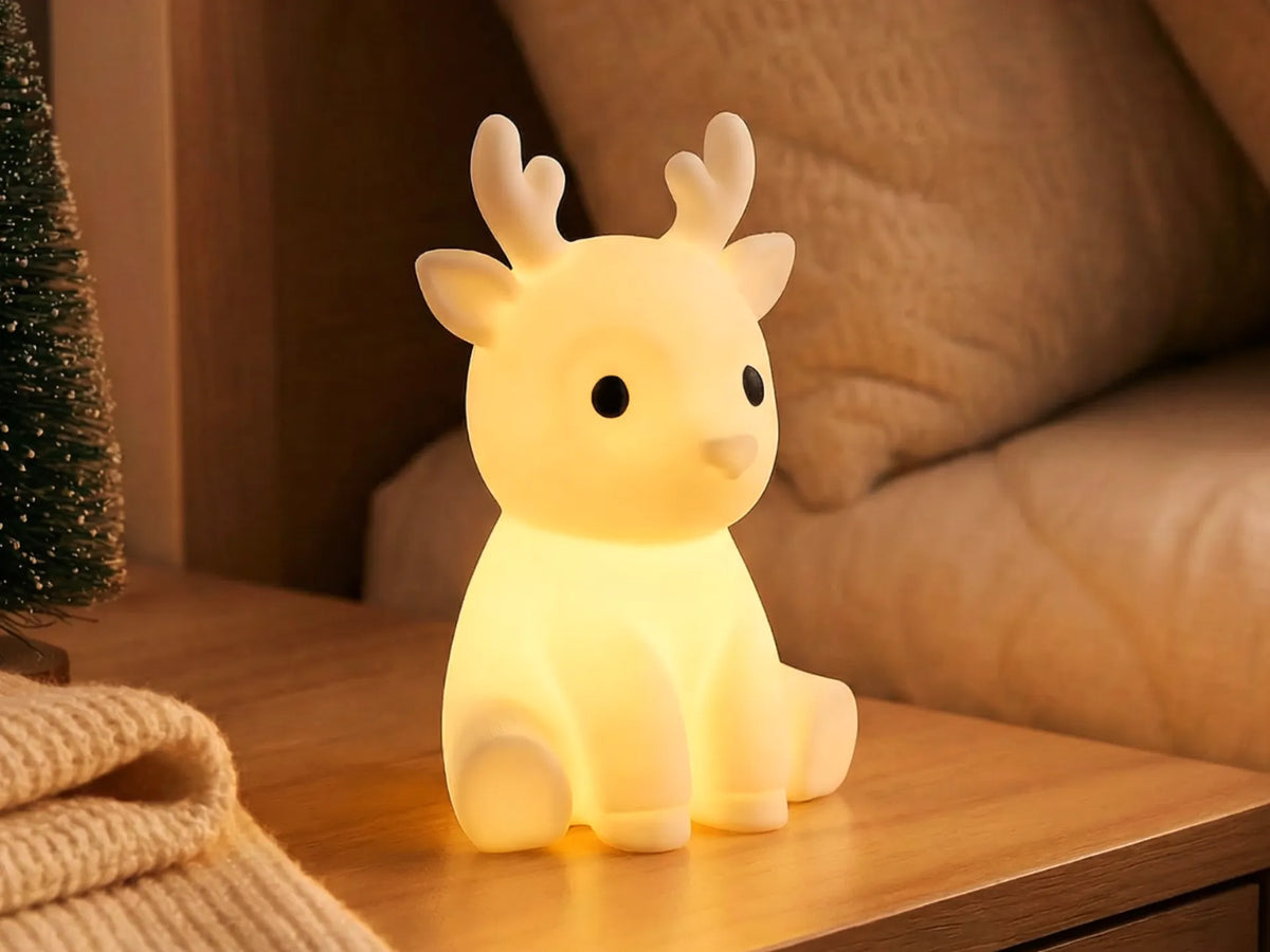 Lampe Renne Mignonne – Support de Bougie Chauffe-plat - Fêtes Print