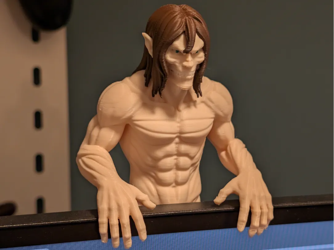 Eren Jaeger (Titan Assaillant) - Décoration d'écran & Statue - Geek Print