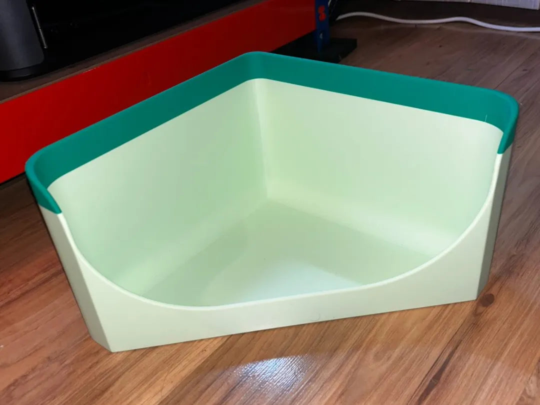 Litière d'angle pour petits animaux – Bac à litière pour rongeurs - Pet Print
