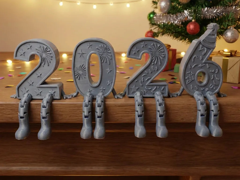 Nouvel An articulé 2026 - Fêtes Print
