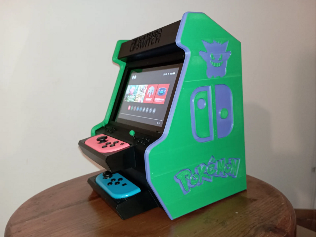 Nintendo switch Arcade avec 2 supports de manettes pokémon - Jeux Print