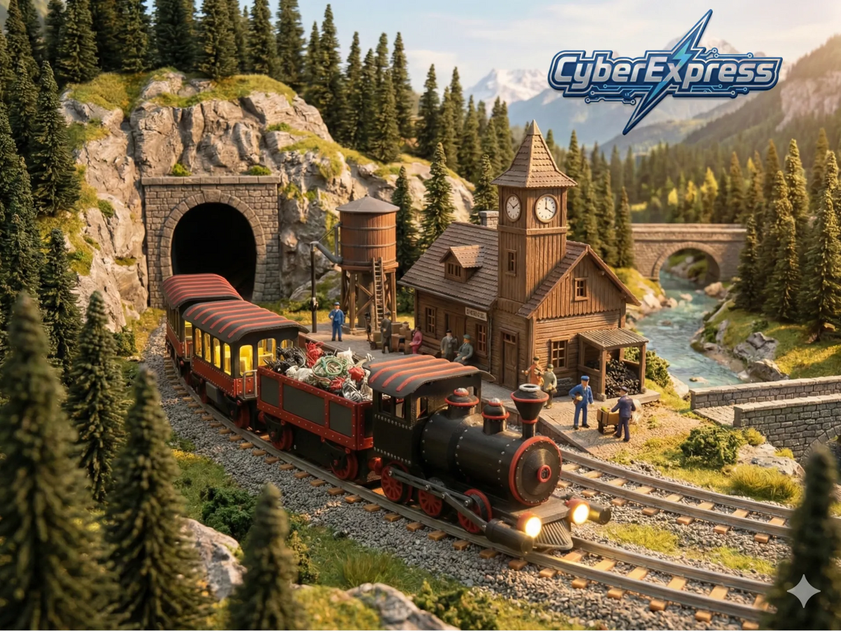 Train CyberExpress - Maquette Print