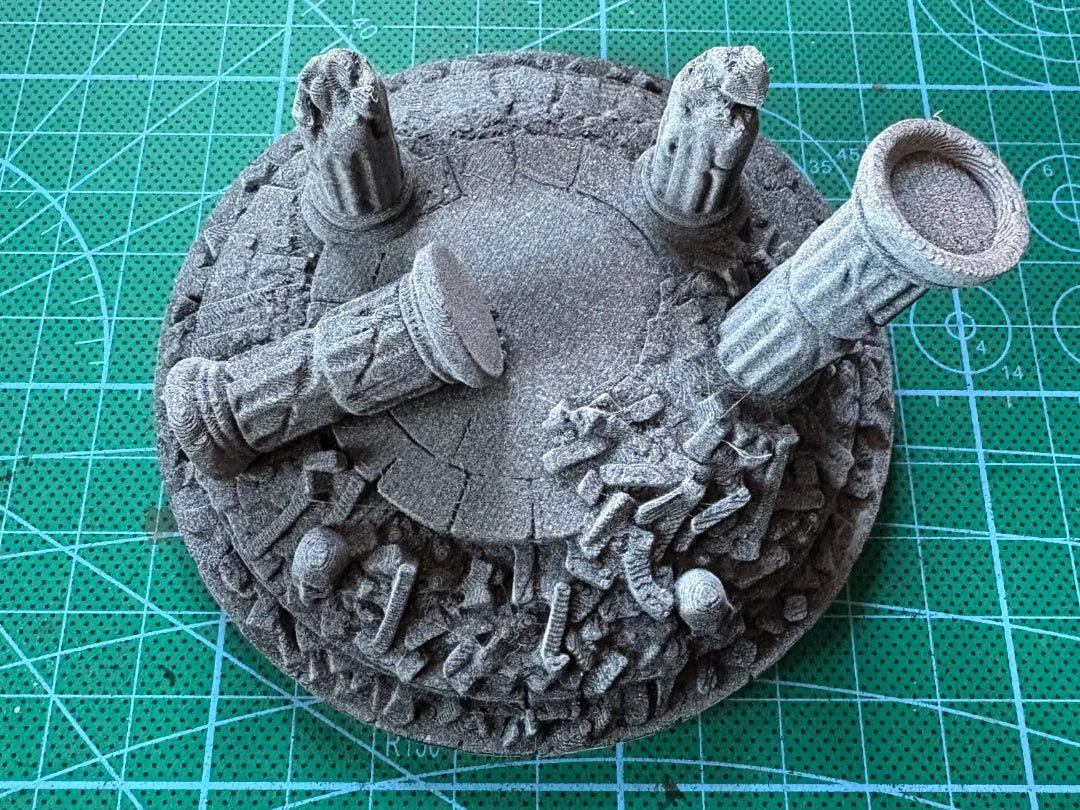 Base miniature avec des colonnes - Jeux Print