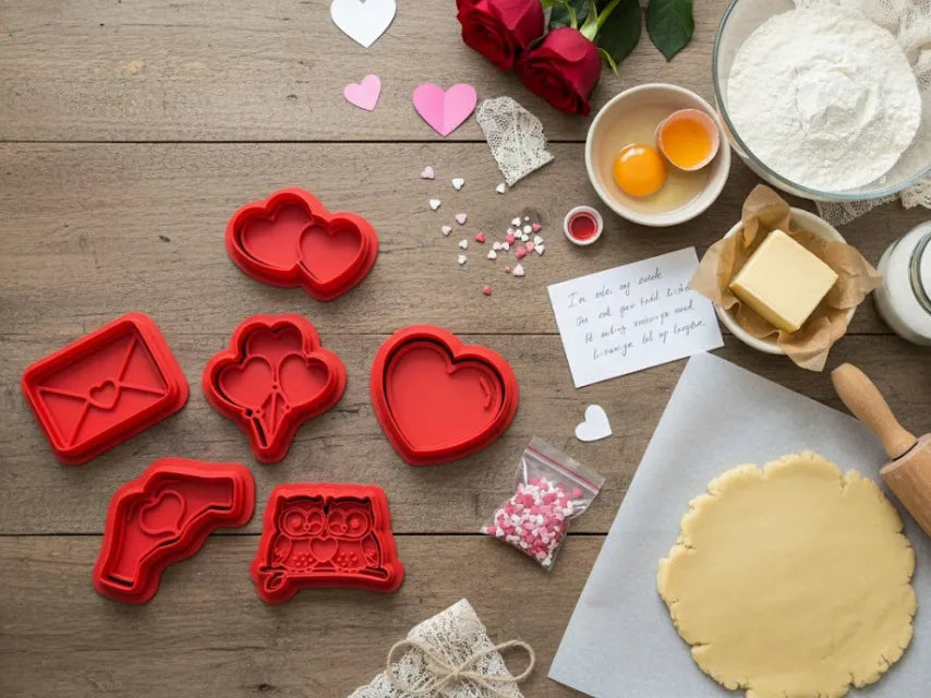 Ensemble de découpoirs à biscuits Collection Cœur de la Saint-Valentin - Cuisine Print