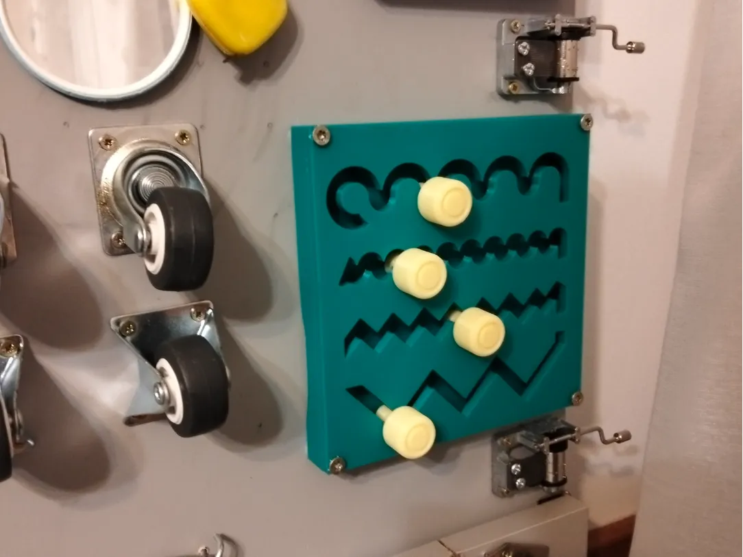 Panneau de labyrinthe sensoriel pour tableau d'activités pour tout-petits - Bébé Print