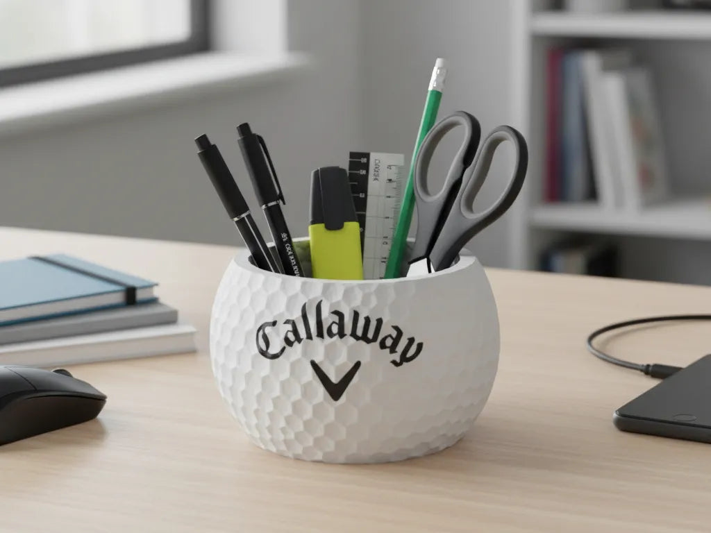 Pot à stylos / Organisateur de bureau balle de golf Callaway - Sport Print