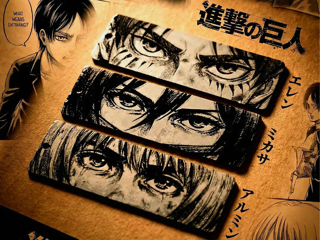 Marque-pages Attack on Titan - 3 Signets - Geek Print