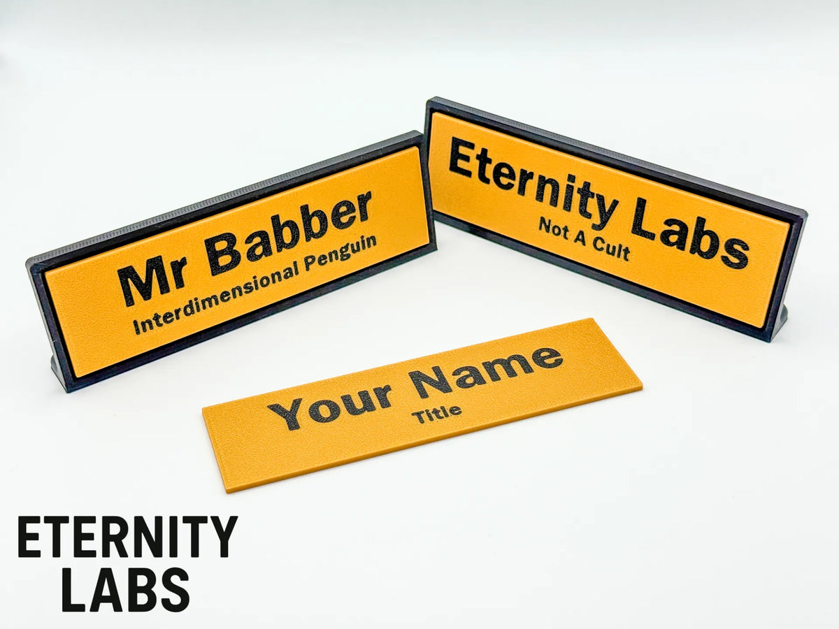 Plaque nominative de bureau - Personnalisable - NFC Print