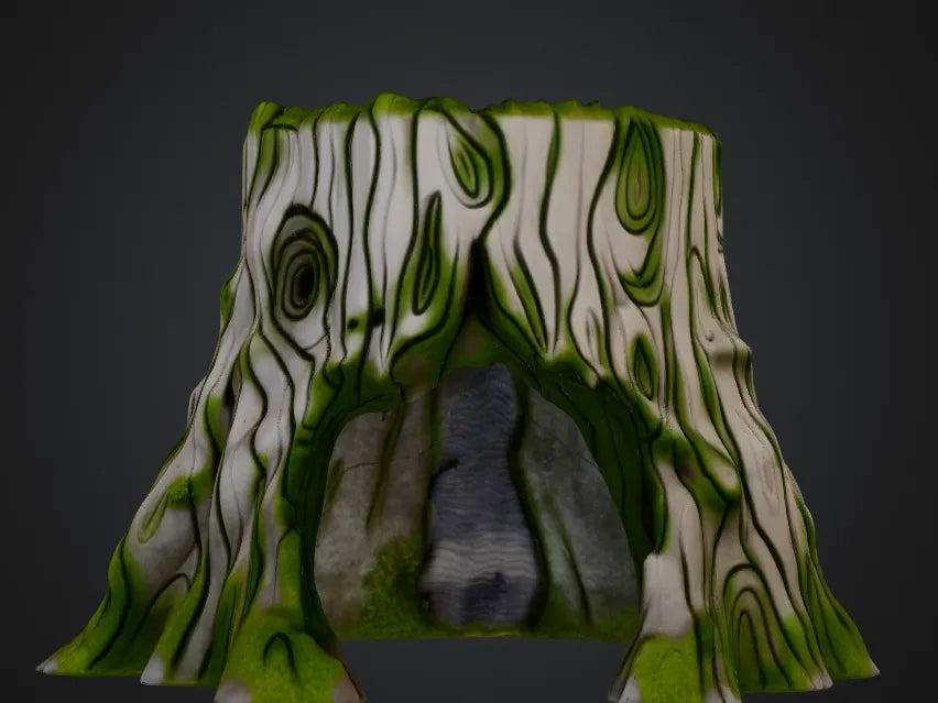 Cachette de serpent 2-en-1 tronc d'arbre & bol d'eau - Pet Print