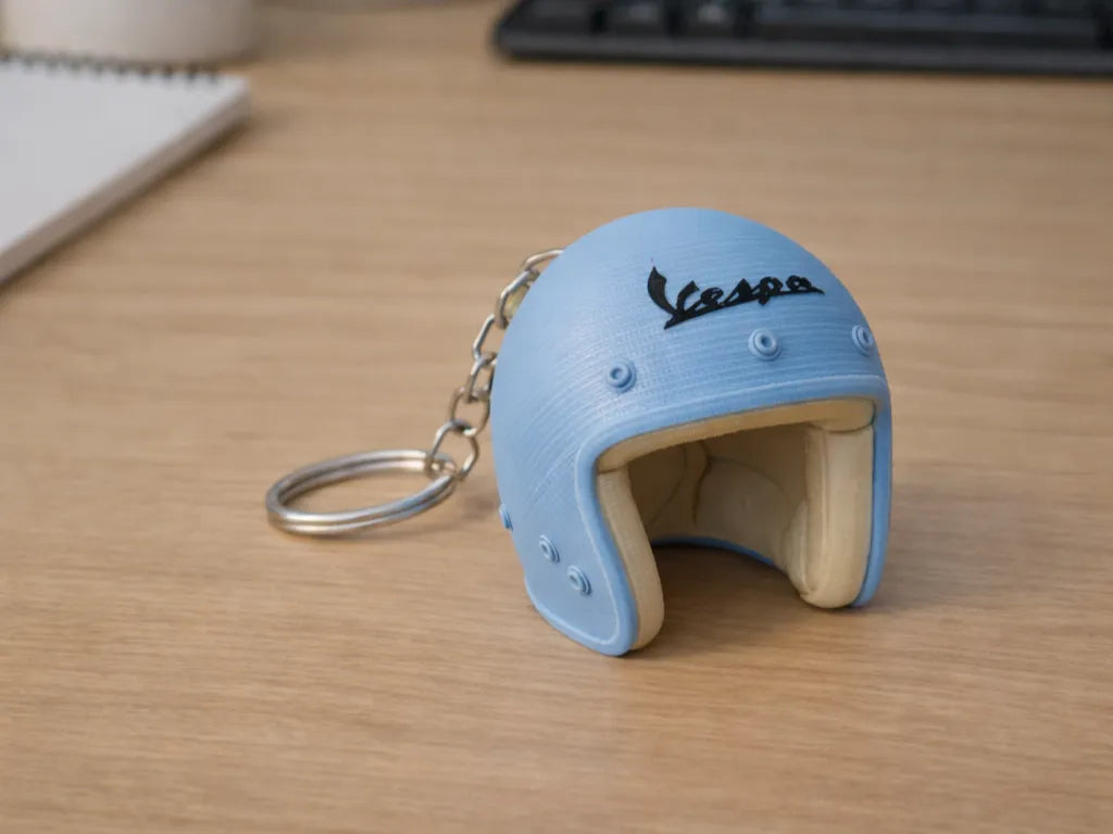 Porte-clés Casque de Scooter Classique – Casque Vespa - Auto Print