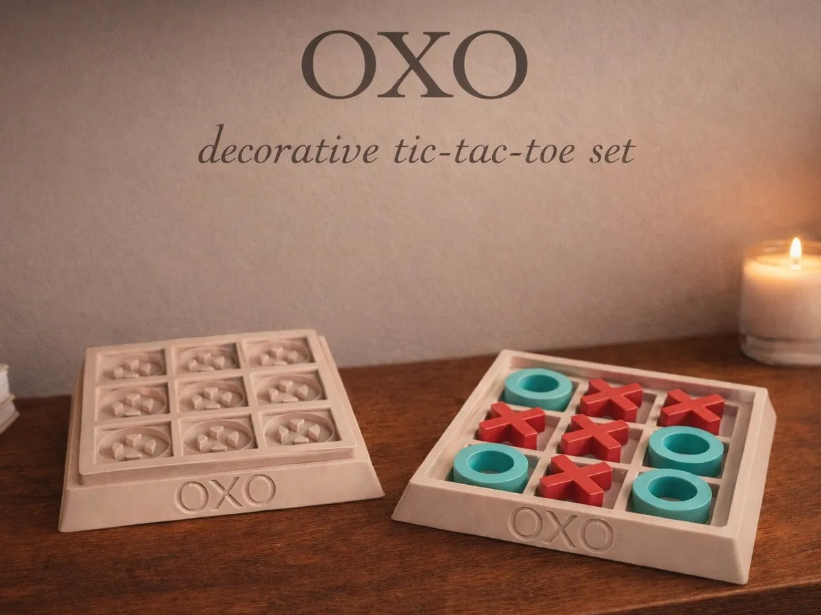 OXO - Jeu de Morpion Décoratif - Jeux Print
