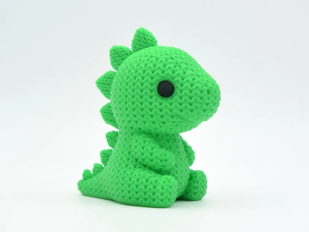 Dinosaure Stégosaure Tricoté - Maquette Print