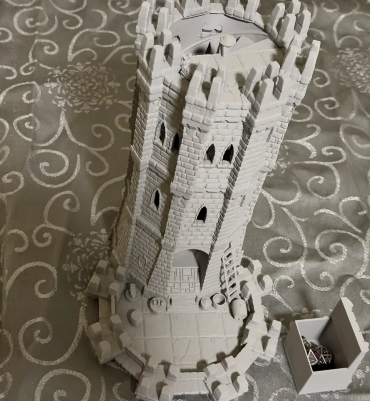 Tour de château - D&D - Tour - Rangement de dés ajouté - Jeux Print