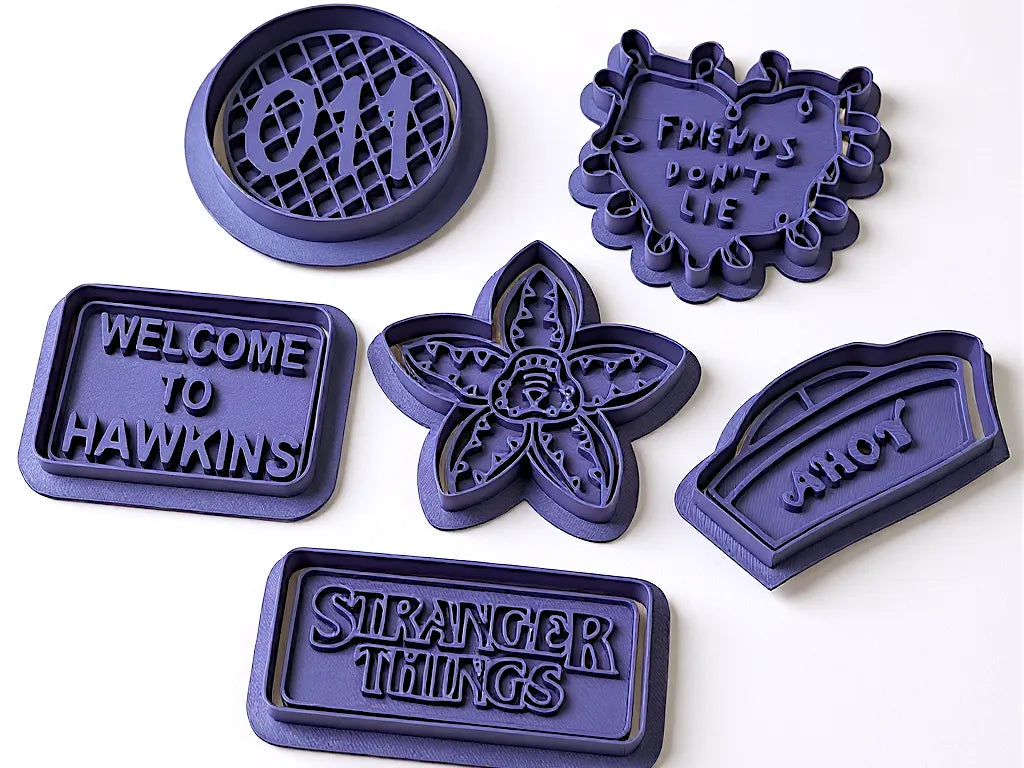 Pack de 6 emporte-pièces Stranger Things - Geek Print