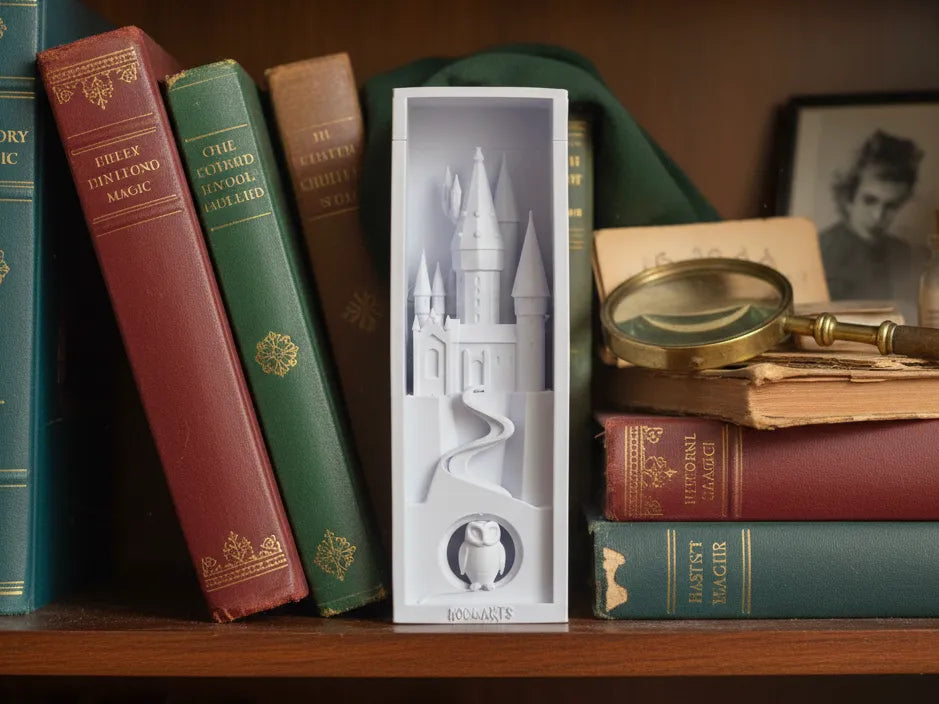 Coin de Livre Poudlard - Maquette Print
