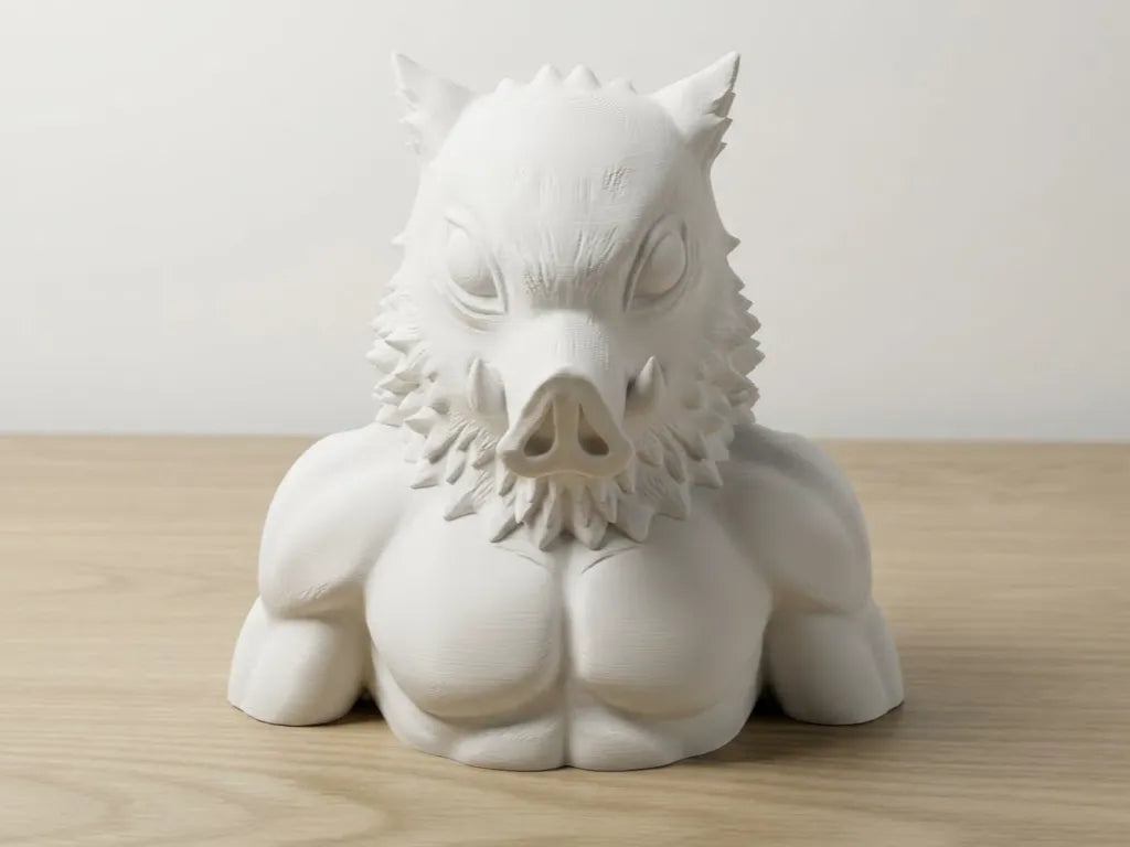 Inosuke Hashibira Sanglier Demon Slayer Buste Anime KNY - Figurine Print
