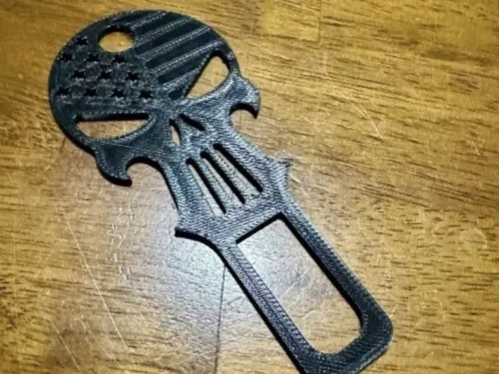 Porte-clés décapsuleur Punisher - Cuisine Print