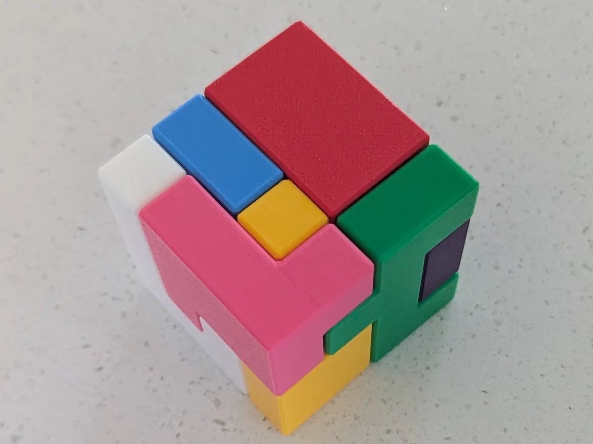 Cube Puzzle en 8 Pièces - Jeux Print