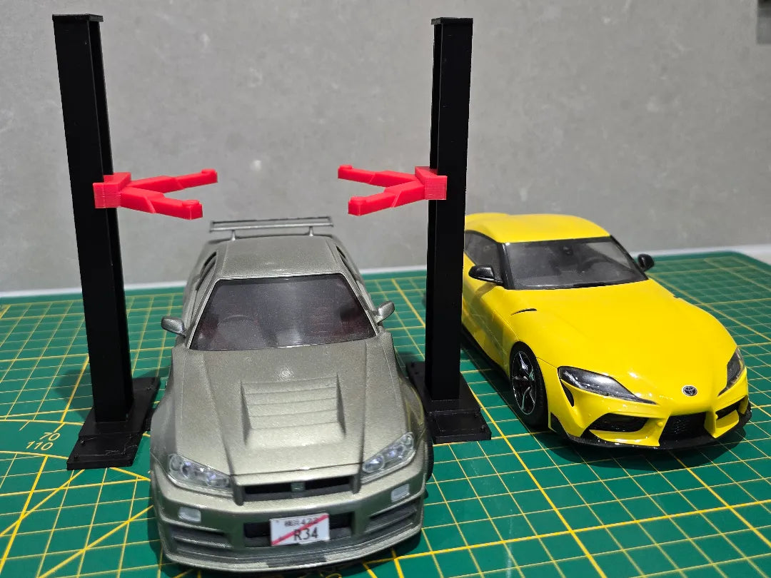 Pont élévateur de voiture modèle 1:24 - Impression rapide - Réglable - Auto Print