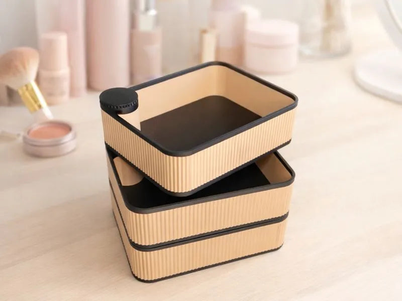 Organisateur de maquillage rotatif / Organisateur de bureau - Beauté Print