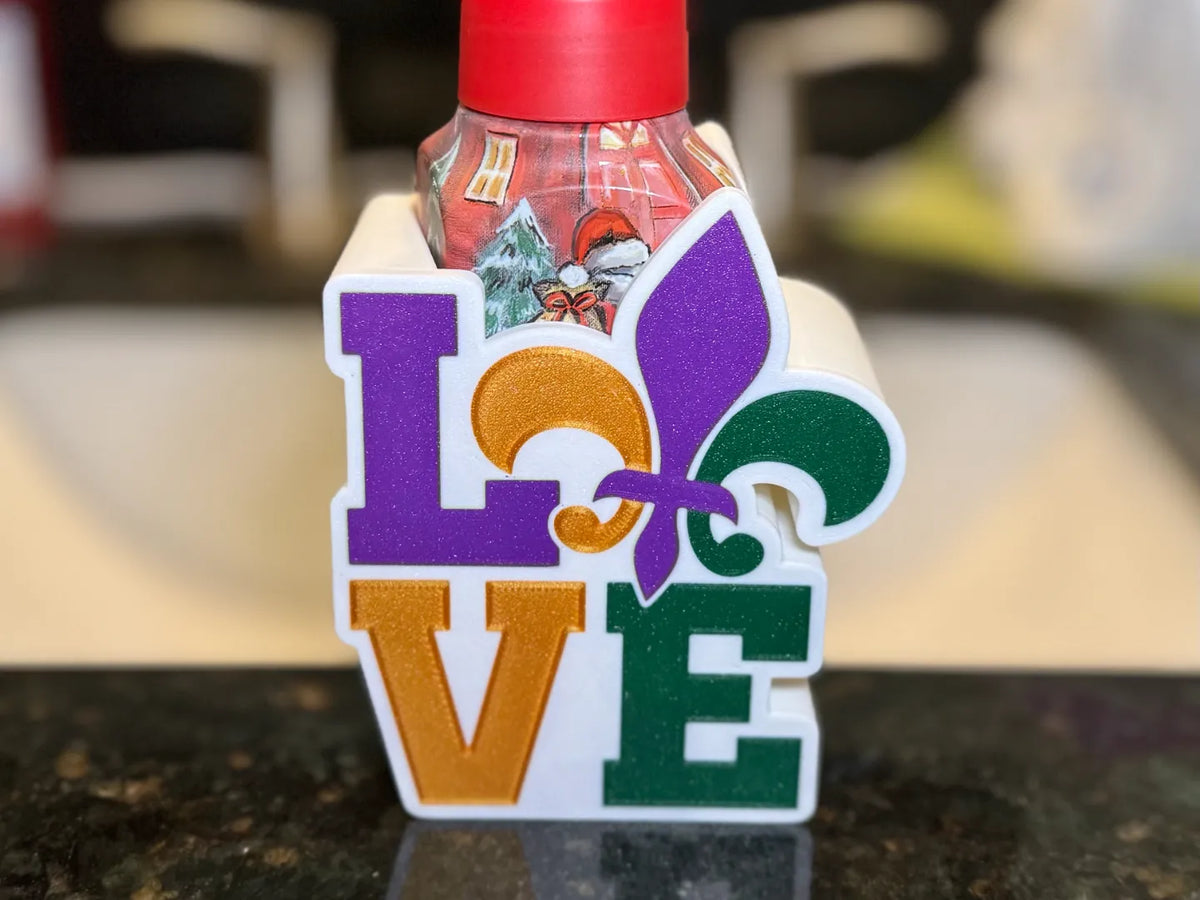 Support de bouteille de savon BBW Love Mardi Gras - Fêtes Print
