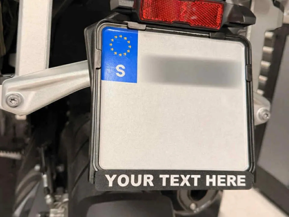 Barre de remplacement pour la plaque d'immatriculation de votre moto - Vélo Print