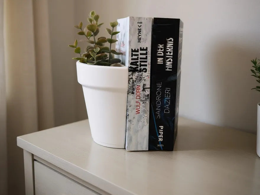 Porte-Livres Pot de Fleurs - Maison Print