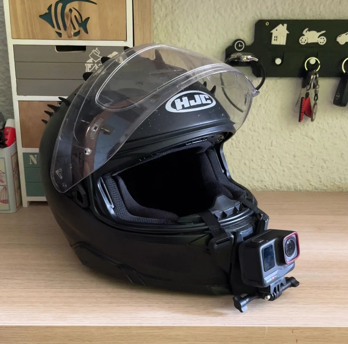 Crête de dragon pour casque de moto - Vélo Print