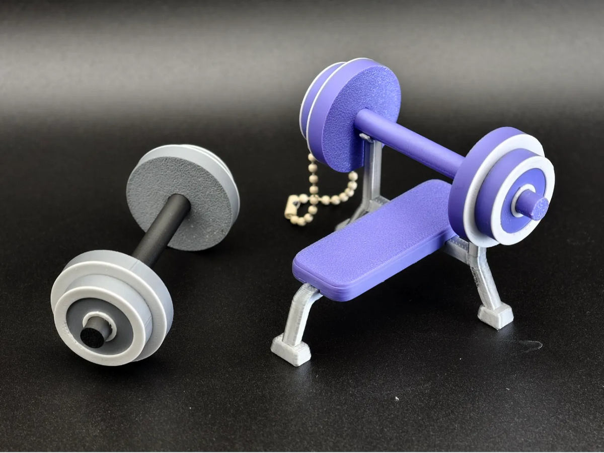 Votre compagnon de fitness, le pendentif haltère - Sport Print