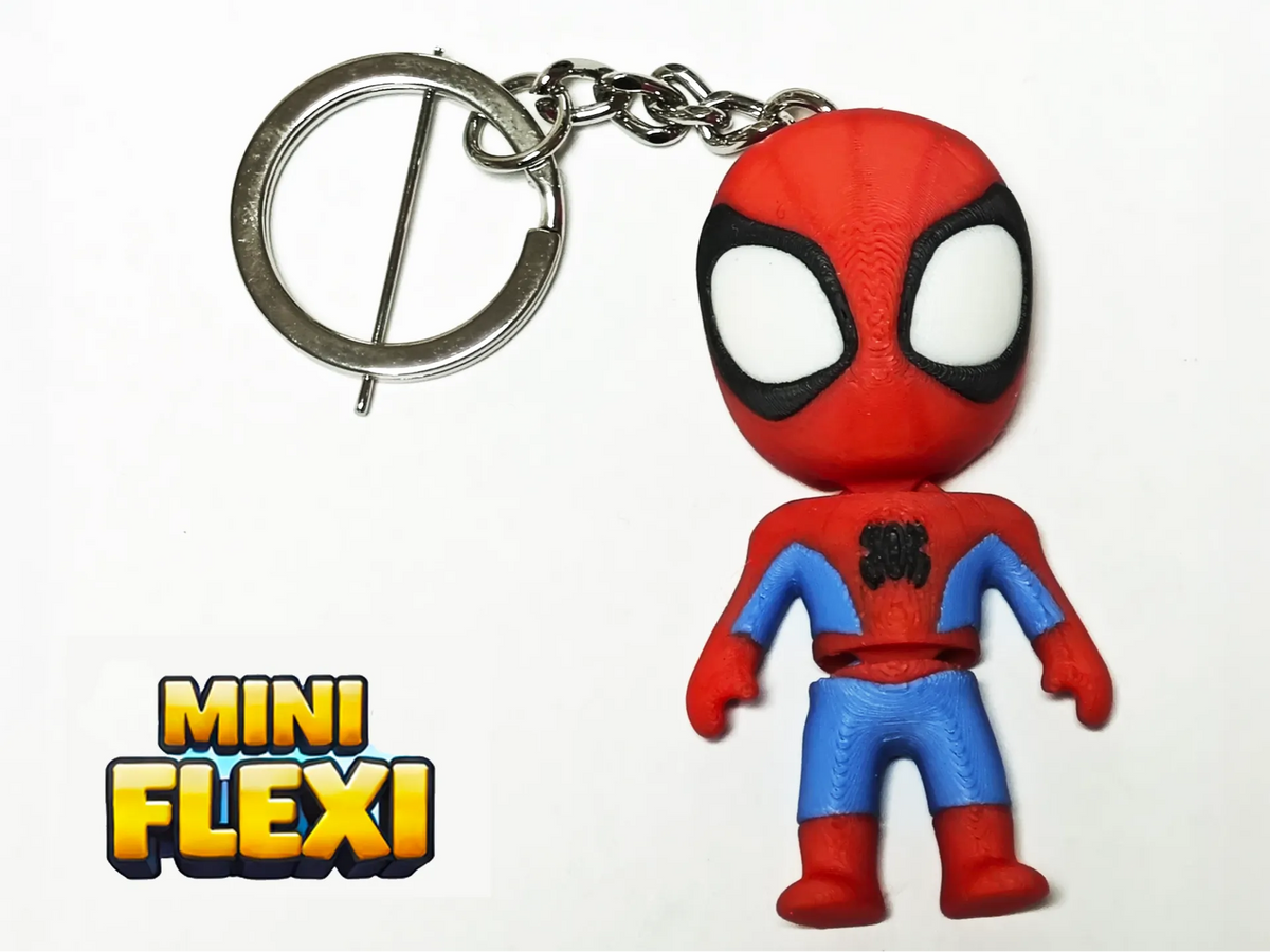 Spidey Mini Flexi – Figurine de super-héros articulée - Figurine Print