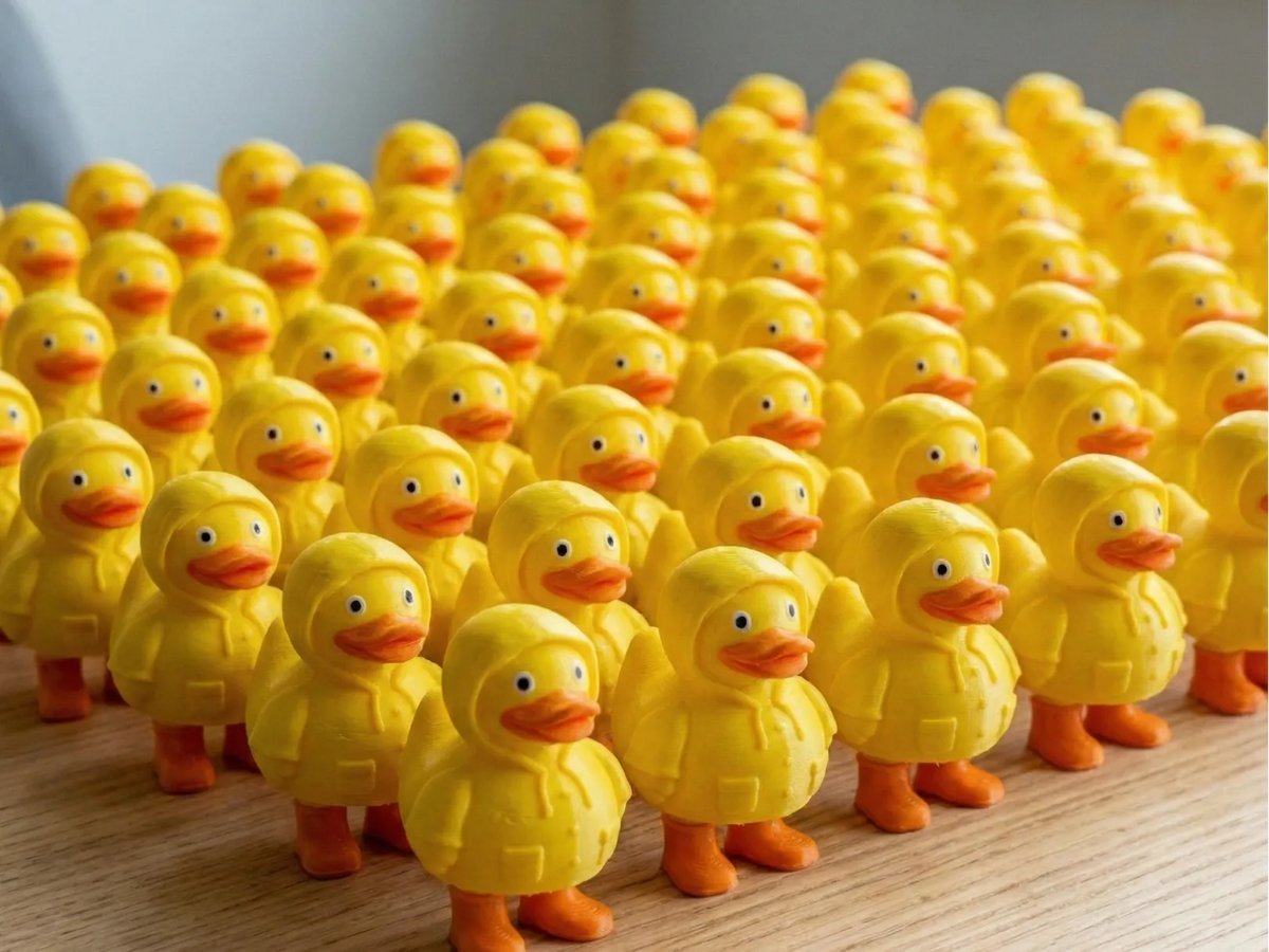 Canard en caoutchouc étanche - Bébé Print