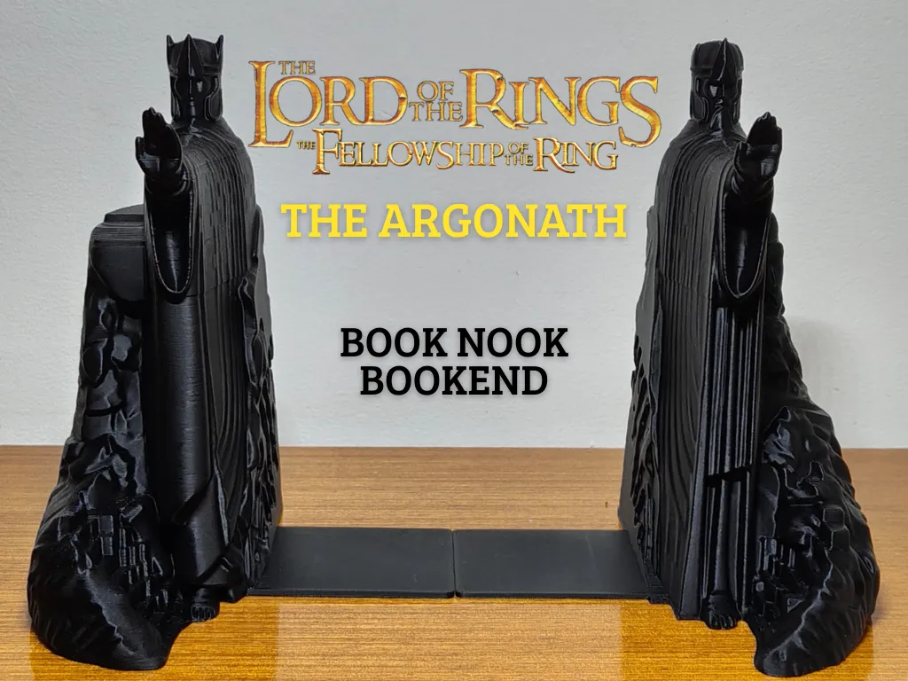 Le Book Nook Argonath (Le Seigneur des Anneaux) - Maquette Print