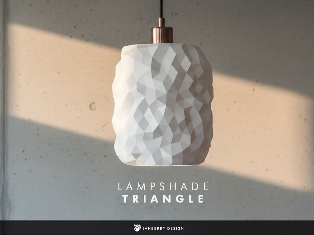 Abat-jour - Triangle décalé - Lumière Print