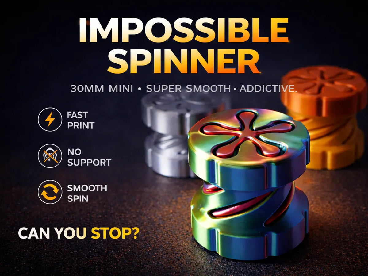 Mini Fidget Spinner Impossible (30mm) - Jeux Print