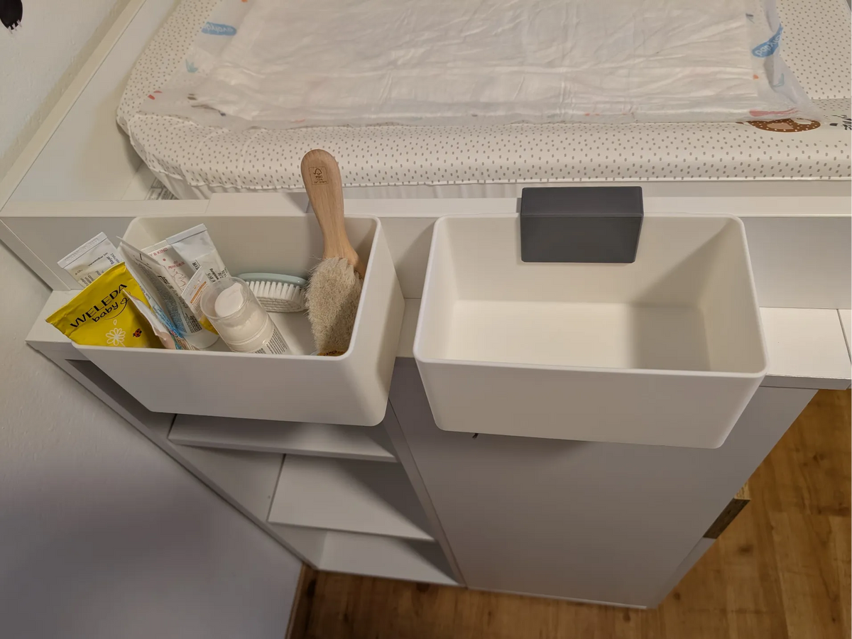 Organisateur personnalisable pour table à langer - Bébé Print