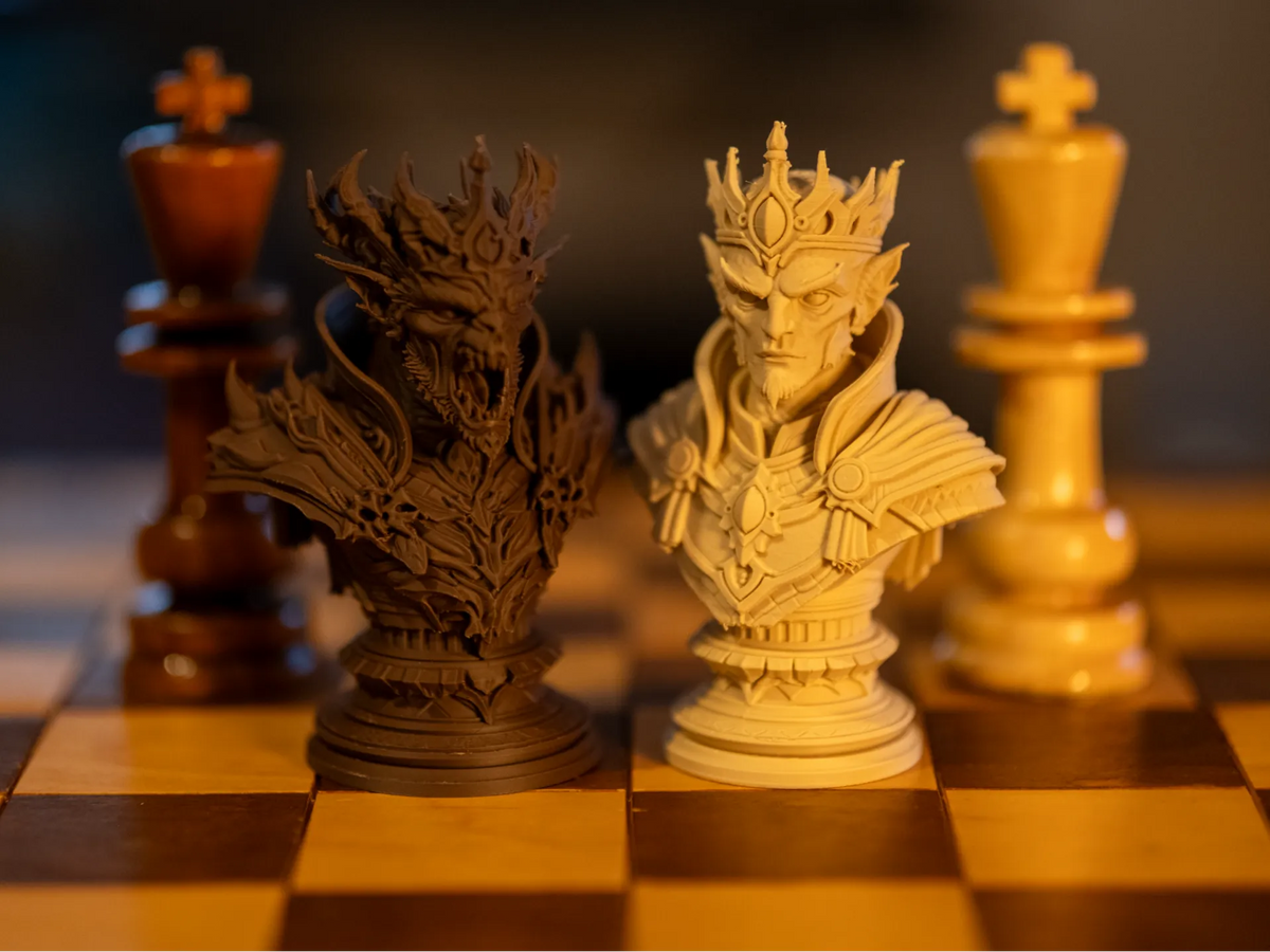 Jeu d'échecs décoratif - Aliens contre Monstres - Jeux Print