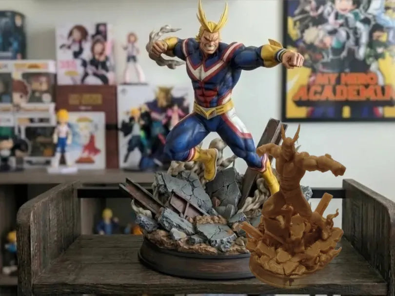 All Might My Hero Academia - Figurine Print