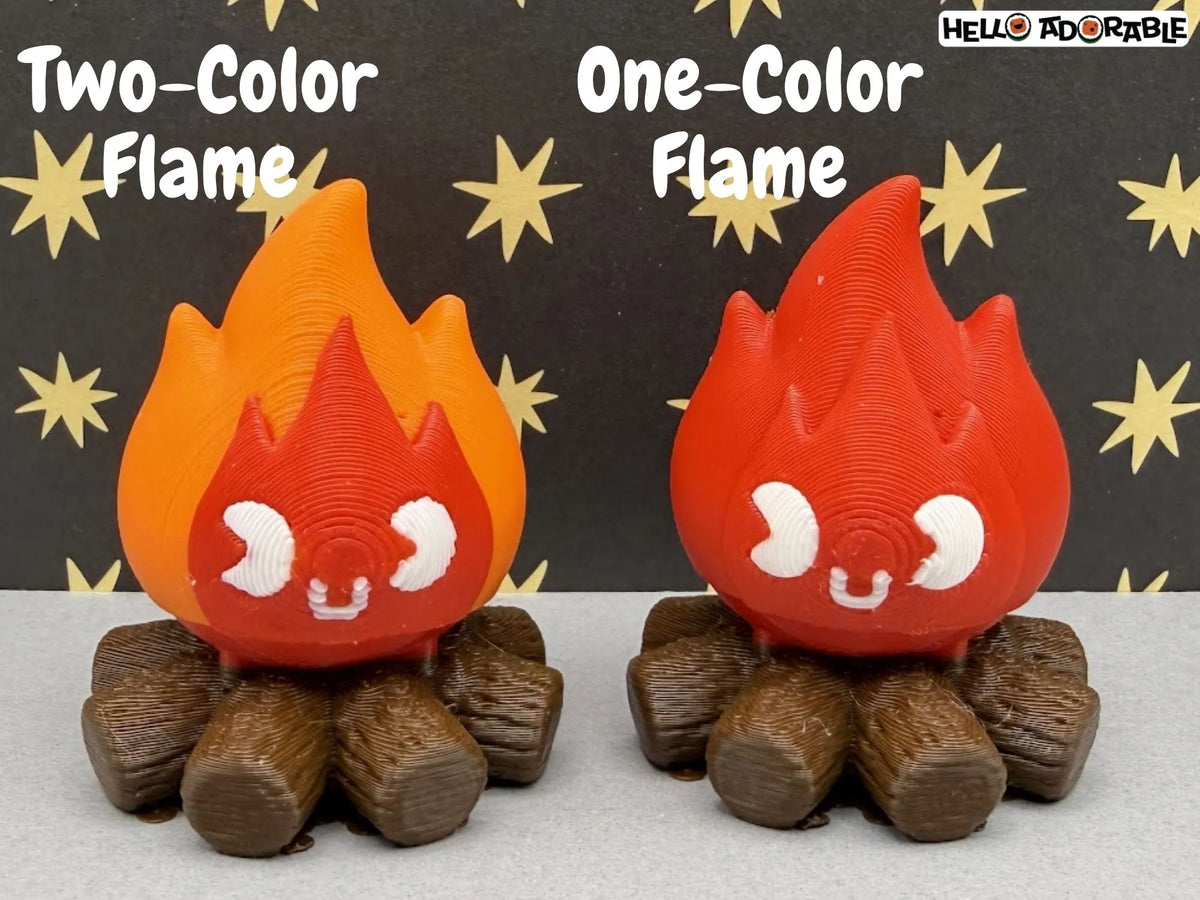 Jouet anti-stress Clicker Feu de camp - Outdoor Print