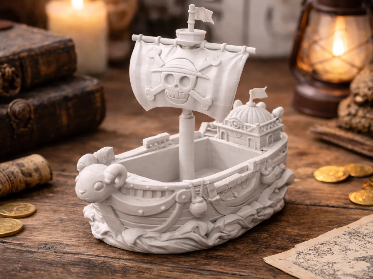 Organisateur Bateau Pirate Anime – Inspiré de One Piece - Maquette Print
