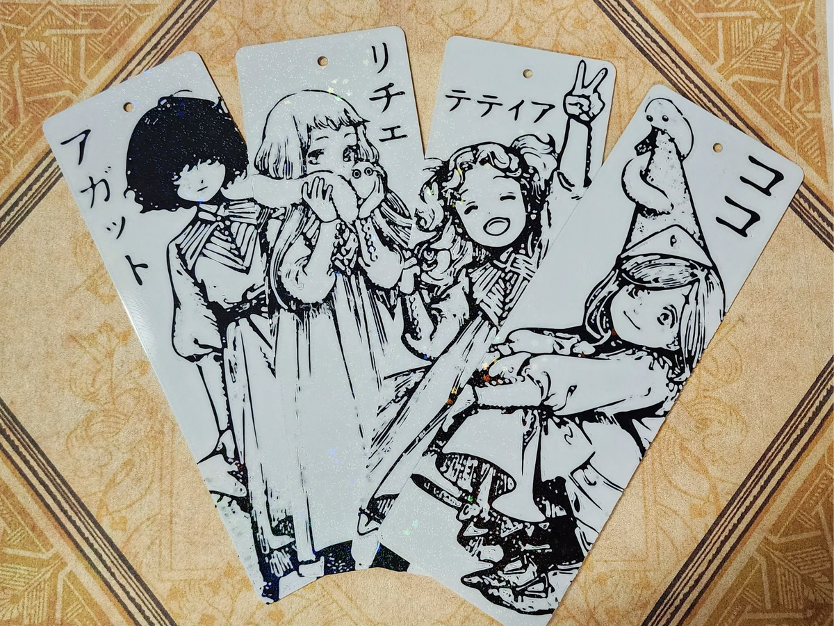 Ensemble de marque-pages Atelier des Sorciers 01 - Cosplay Print
