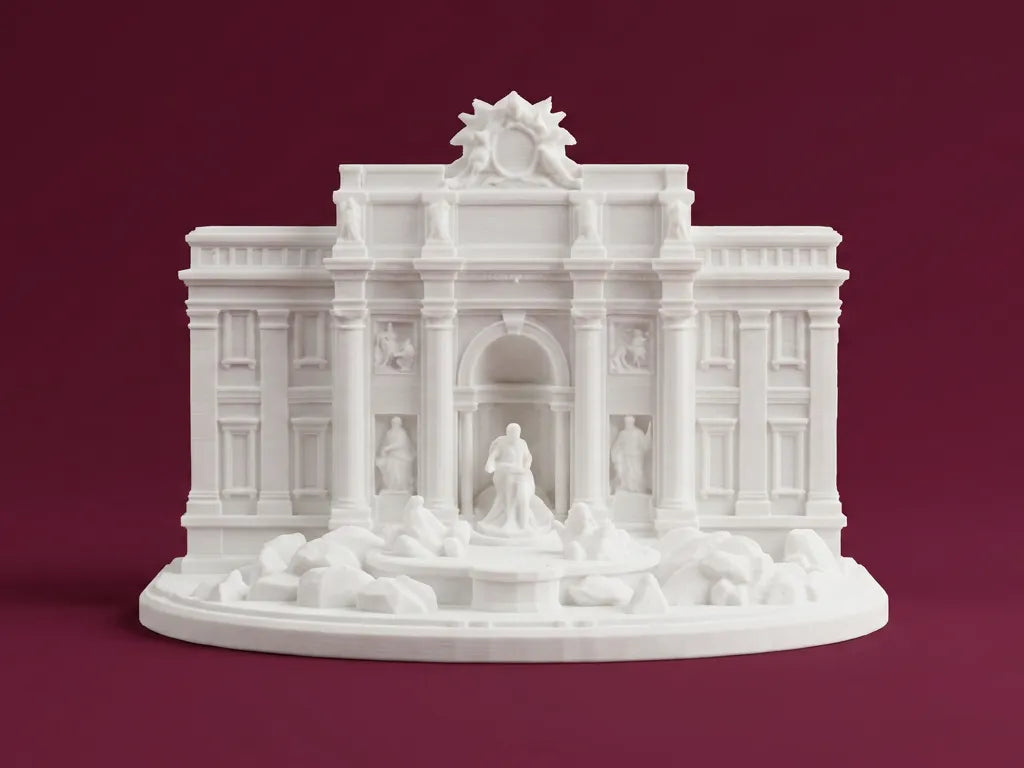 Fontaine de Trevi – Modèle miniature du monument emblématique de Rome - Voyage Print