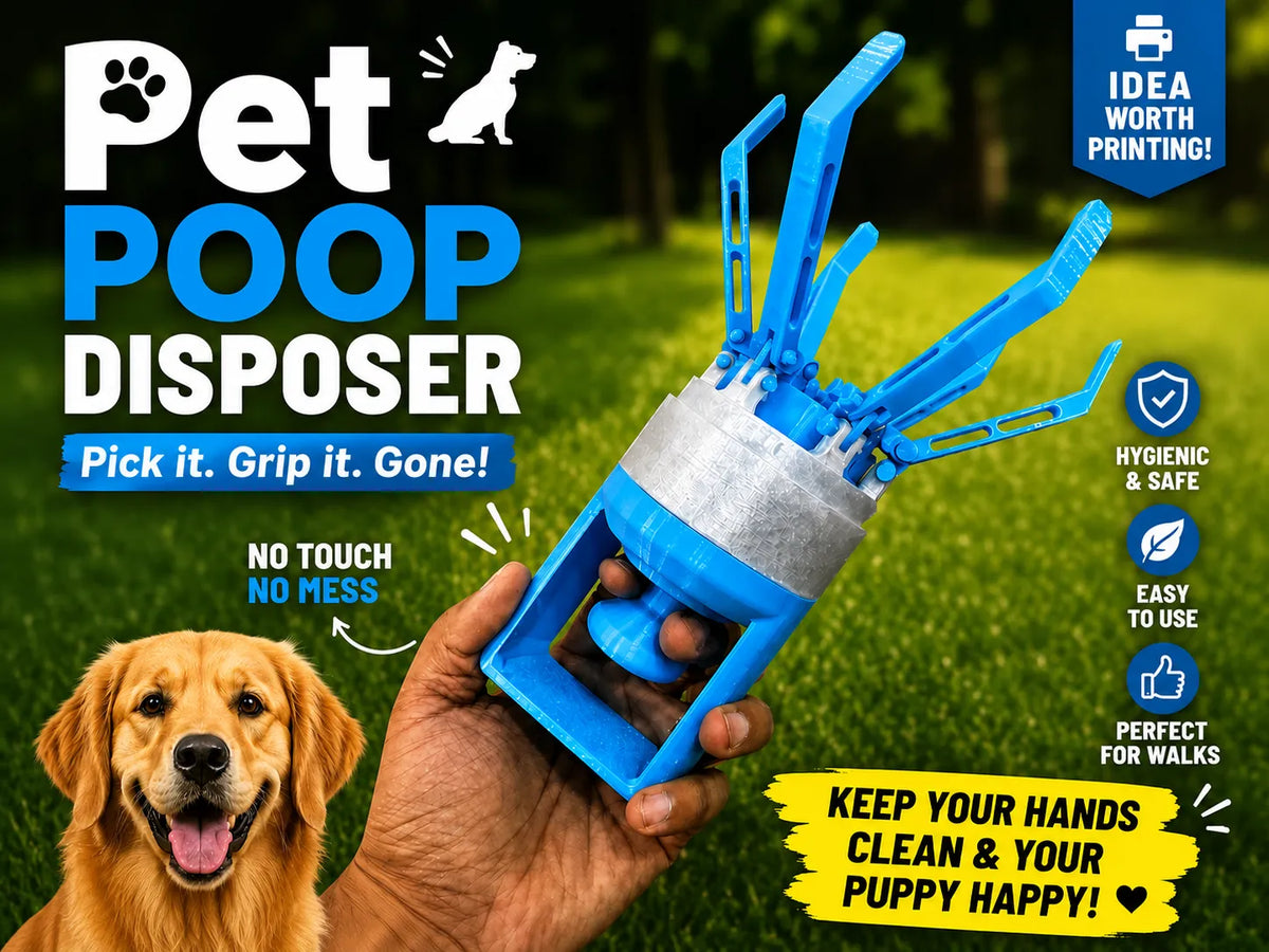 Distributeur portable de déjections canines avec support de sac - Pet Print