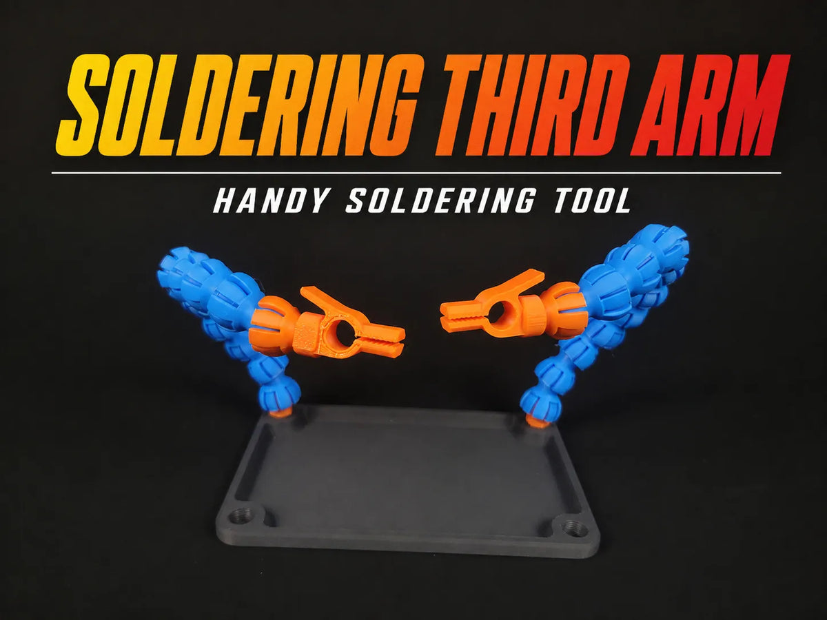 Support de fer à souder à bras flexibles, mains d'aide – modèle 2 - Atelier Print
