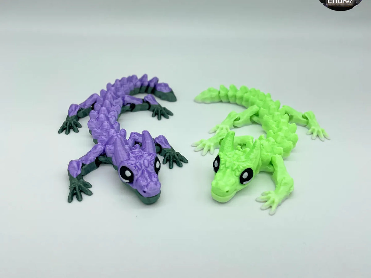 Bébé Dragon Taureau - Flexible - Impression en Place - Jeux Print