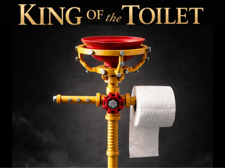 Le Roi des Toilettes – Sceptre Cérémoniel - Cosplay Print