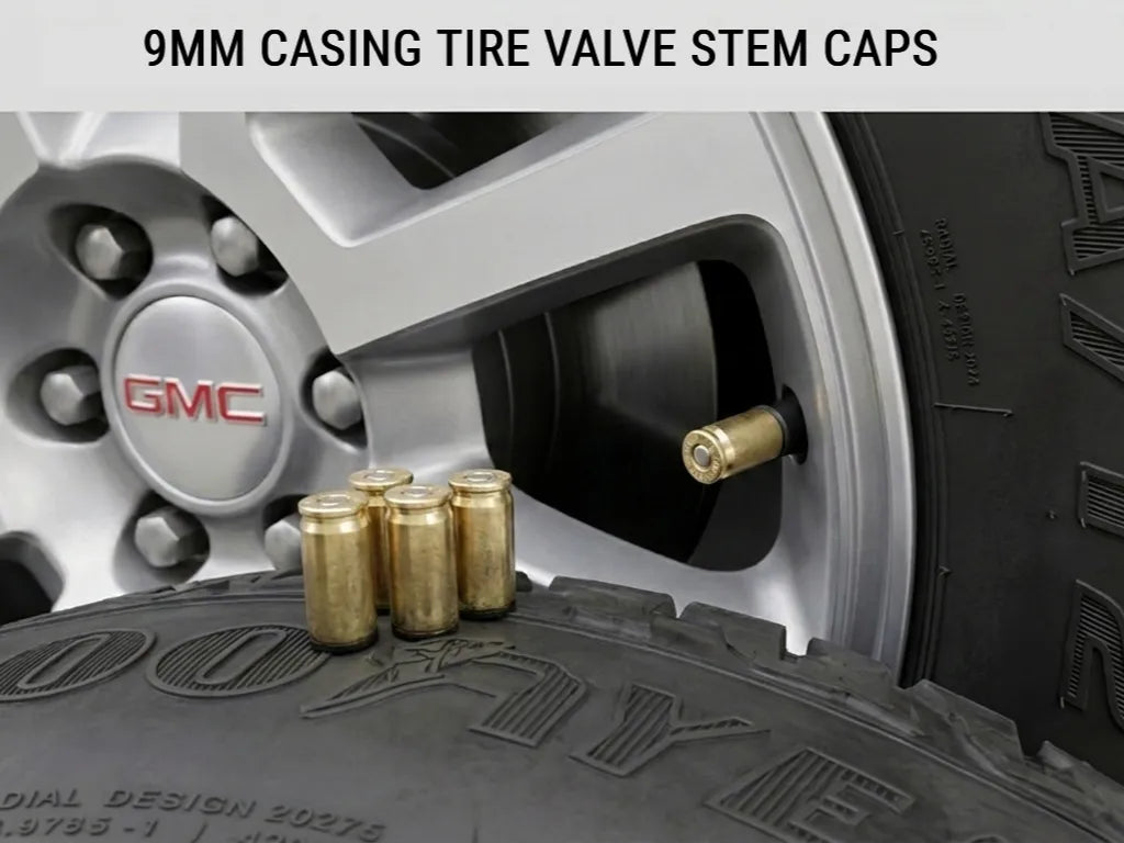 Capuchons de valve de pneu en douille de 9mm - Auto Print