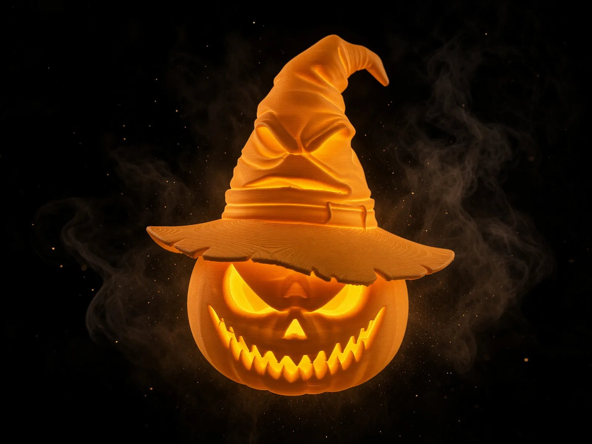 Citrouille lumineuse Chapeau de Sorcière - Cosplay Print